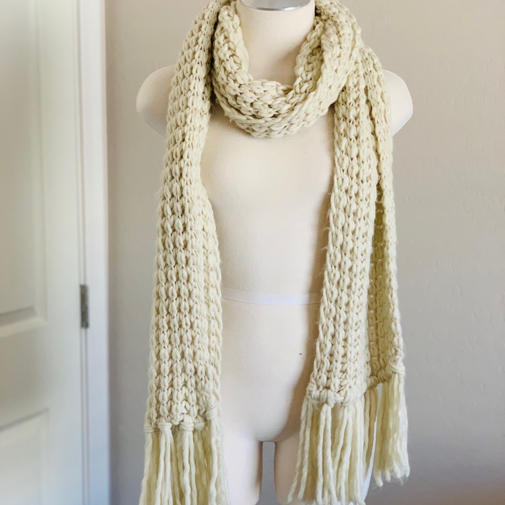 White scarf
